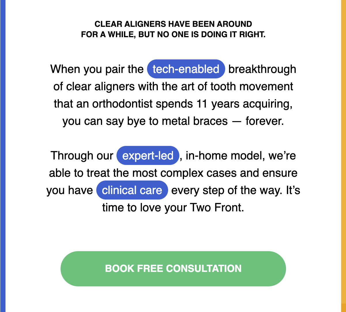 An example on how to highlight creatively