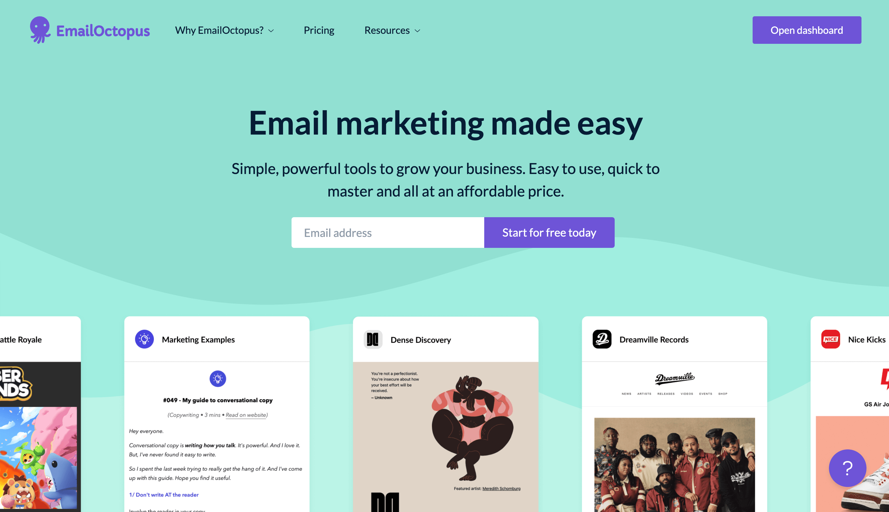 EmailOctopus Screenshot